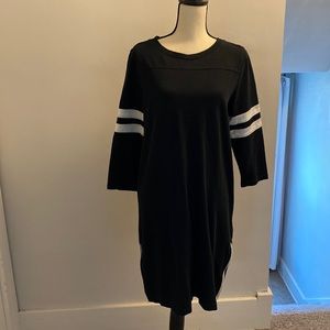 JCREW 3/4 sleeve sweatshirt dress